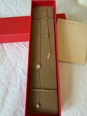 Melanie Auld Gold Vermeil Lariat Women's Necklace